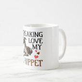 Mug Mon Chien Whippet (Devant droit)