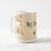 Mug Mon Chow a mangé mes devoirs (Devant gauche)