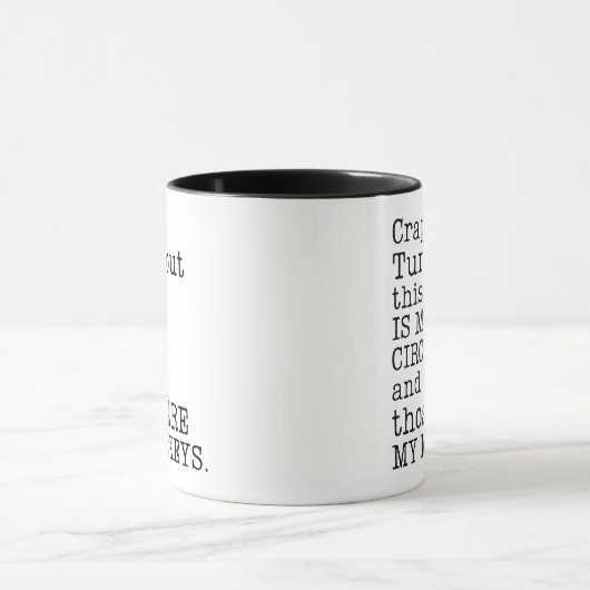 Mug Mon cirque Mes singes (Centre)