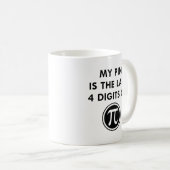 Mug Mon code Pin Pi (Devant droit)