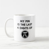 Mug Mon code Pin Pi (Gauche)