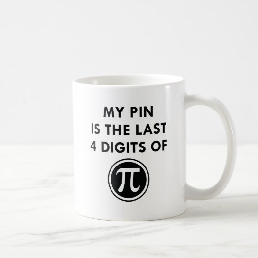 Mug Mon code Pin Pi (Droite)