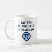 Mug Mon code Pin Pi (Gauche)