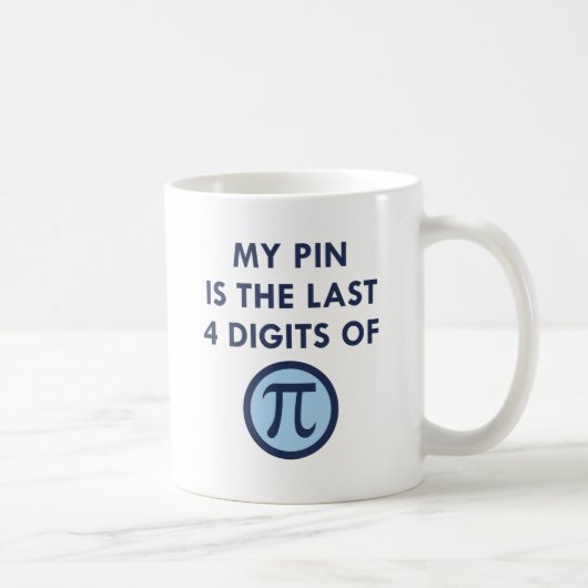 Mug Mon code Pin Pi (Droite)