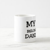 Mug Mon coeur appartient à DANIELLE (Centre)