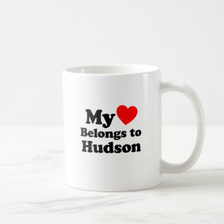 Mug Mon coeur appartient à Hudson