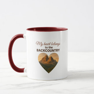 Mug Mon cœur appartient à la campagne Premium