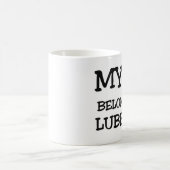 Mug Mon coeur appartient à LUBBOCK (Centre)