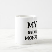 Mug Mon coeur appartient à Mohamed (Centre)