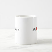 Mug "Mon coeur appartient à mon chat" Phrase (Centre)