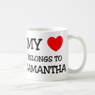 Mug Mon coeur appartient à SAMANTHA