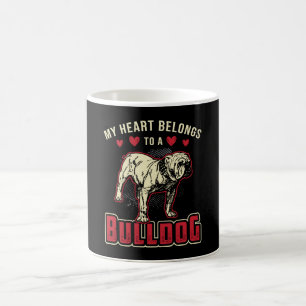 Mug Mon Coeur Appartient À Un Chien Chien À Chien À Ch