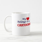 Mug Mon coeur appartient à un dessinateur (Gauche)