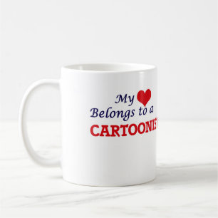 Mug Mon coeur appartient à un réalisateur de dessins