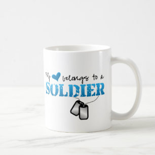 Mug Mon coeur appartient à un soldat