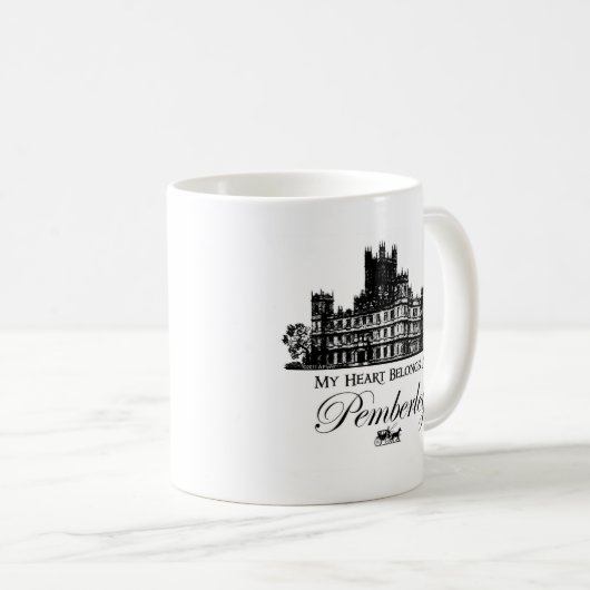 Mug Mon coeur appartient chez Pemberley (Devant droit)