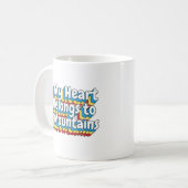 MUG MON COEUR EST À LA MONTAGNE (Devant gauche)