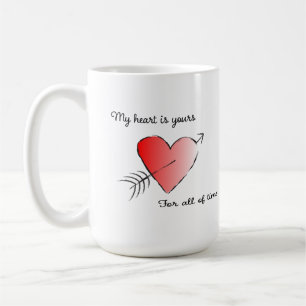 Mug Mon cœur est à vous pour toujours