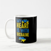 Mug Mon cœur est avec l'Ukraine (Gauche)
