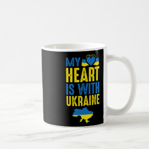 Mug Mon cœur est avec l'Ukraine