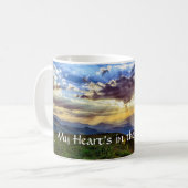 Mug Mon coeur est dans les Highlands (Devant gauche)