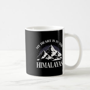 Mug Mon cœur est dans l'Himalaya Souvenir de la montag