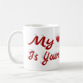 Mug Mon Coeur Est Votre Saint Valentin (Gauche)