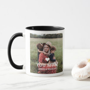 Mug MON COEUR VOUS AIME MUM Fête des Mères Photo