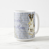 Mug Mon Collie lisse Met mon plan de leçon (Devant droit)