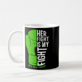 Mug Mon combat est mon combat Sensibilisation au cance (Gauche)