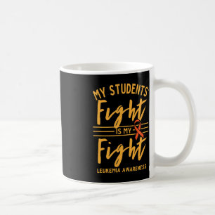 Mug Mon combat étudiant est ma lutte contre la leucémi