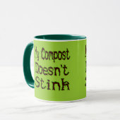 Mug Mon Compost ne pue pas Funny Gardener (Devant gauche)