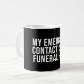Mug Mon contact d'urgence (Devant gauche)