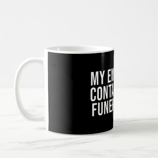 Mug Mon contact d'urgence (Gauche)