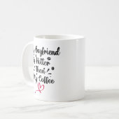 Mug Mon copain est plus chaud que mon café (Devant gauche)