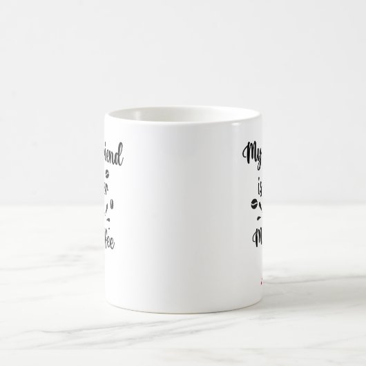 Mug Mon copain est plus chaud que mon café (Centre)