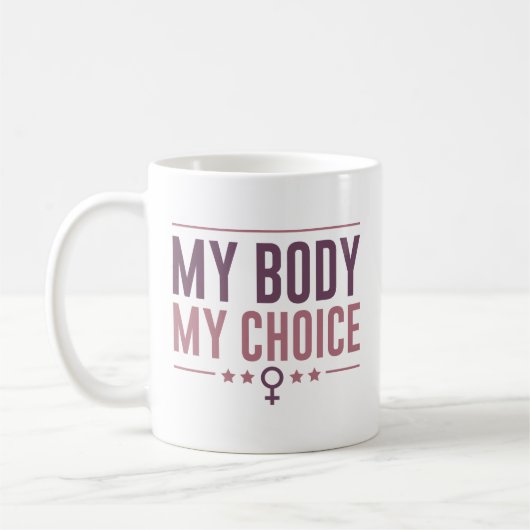 Mug Mon corps Mon choix (Gauche)