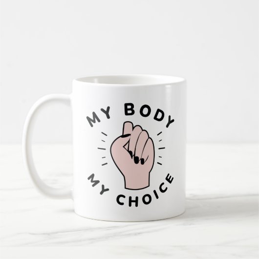 Mug Mon corps Mon choix (Gauche)