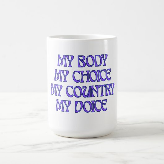 Mug Mon corps, mon choix (Centre)