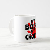 Mug Mon corps Mon choix (Devant gauche)