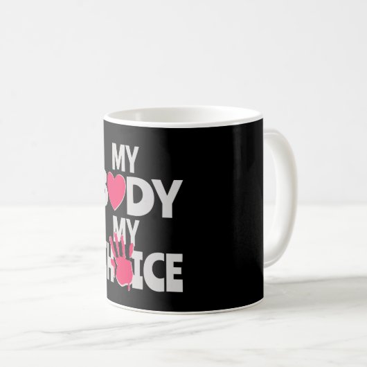Mug Mon corps Mon choix (Devant droit)