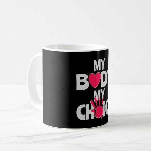 Mug Mon corps Mon choix (Devant gauche)