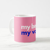 Mug Mon corps Mon vote Roevember (Devant gauche)