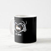 Mug Mon Costume Boo Chihuahua Avec Mains Coeurs Squele (Devant gauche)