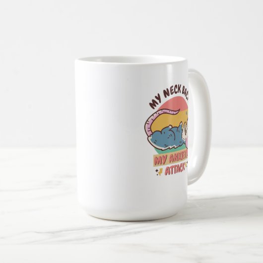 MUG MON COU RETOUR MON ATTAQUE D'ANXIÉTÉ (Devant droit)