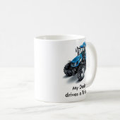 Mug Mon Daddydrive un tracteur (Devant droit)