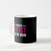 Mug Mon Dentiste Favori M'Appelle Maman Mère Dentaire (Devant gauche)