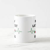 Mug Mon dernier négociant Stock EKG (Centre)