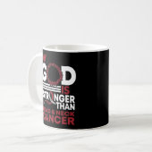 Mug Mon Dieu Est Plus Fort Que La Tête Conscience Du C (Devant gauche)