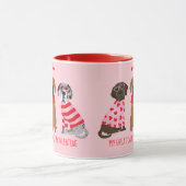 Mug Mon Dogue Allemand Est Mon Valentin (Centre)